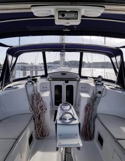 Veritas Charters Deck Lounge Area