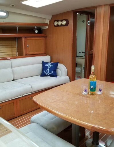 Veritas Charters Lower Lounge Looking Forward